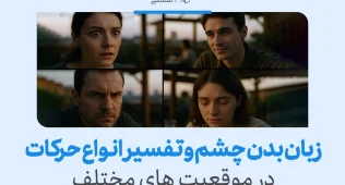 انواع زبان بدن چشم و هر آنچه که باید بدانیم 1 در تصویر، زبان بدن چشم و تفسیر انواع حرکات در موقعیتهای مختلف به نمایش گذاشته شده است.