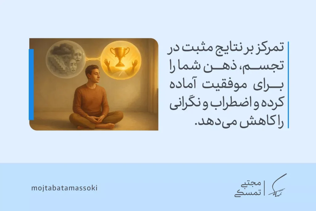 تعریف قدرت تجسم و روش استفاده مناسب در زندگی 6 تجسم اهداف مثبت برای موفقیت که ذهن فرد را از اضطراب و نگرانی به آرامش و تمرکز هدایت میکند.