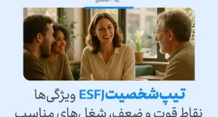تصویر گفتگوی دوستانه چند نفره که تیپ شخصیت ESFJ ویژگی‌ها،نقاط قوت و ضعف،شغل‌های مناسب تیپ شخصیتی esfj را نشان می‌دهد.