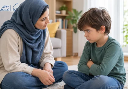برخورد آرام والد با کودک پرخاشگر در لحظه خشم