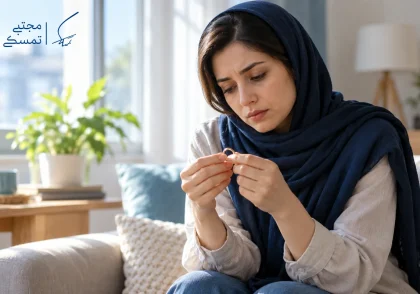 زن در حال تأمل درباره اینکه قبل از طلاق چه باید کرد